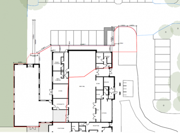 Proposal to sell Mendlesham Community Centre building and pavements red line plan